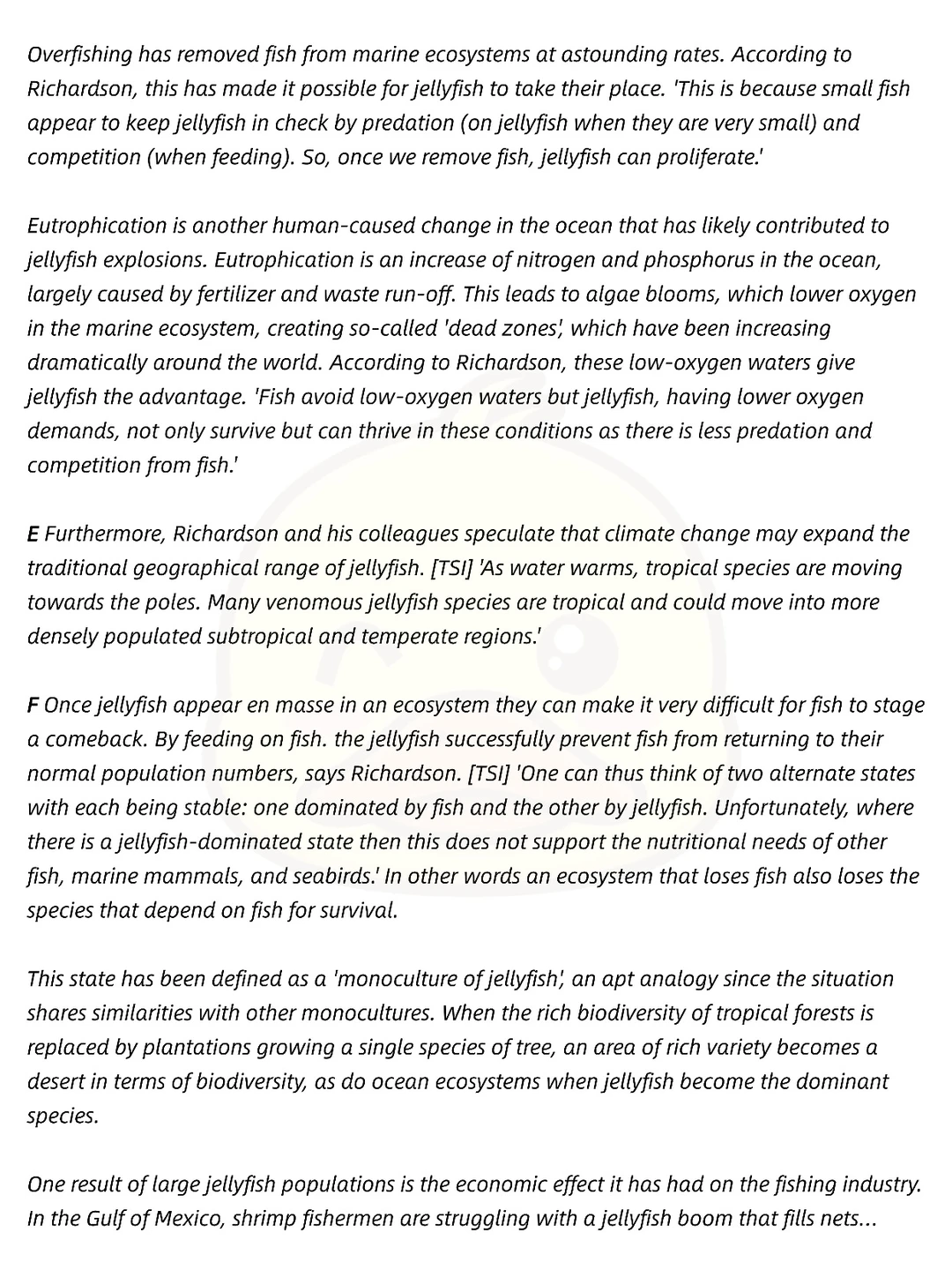 26年1-2月雅思阅读重点：优势物种-水母🪼