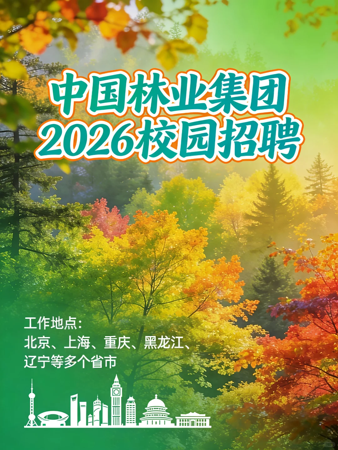 中国林业集团招聘开启！