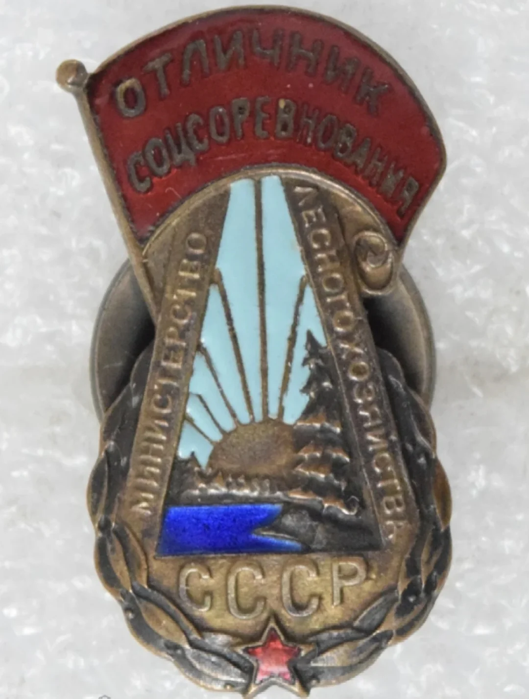 苏联林业部优秀工作者奖章