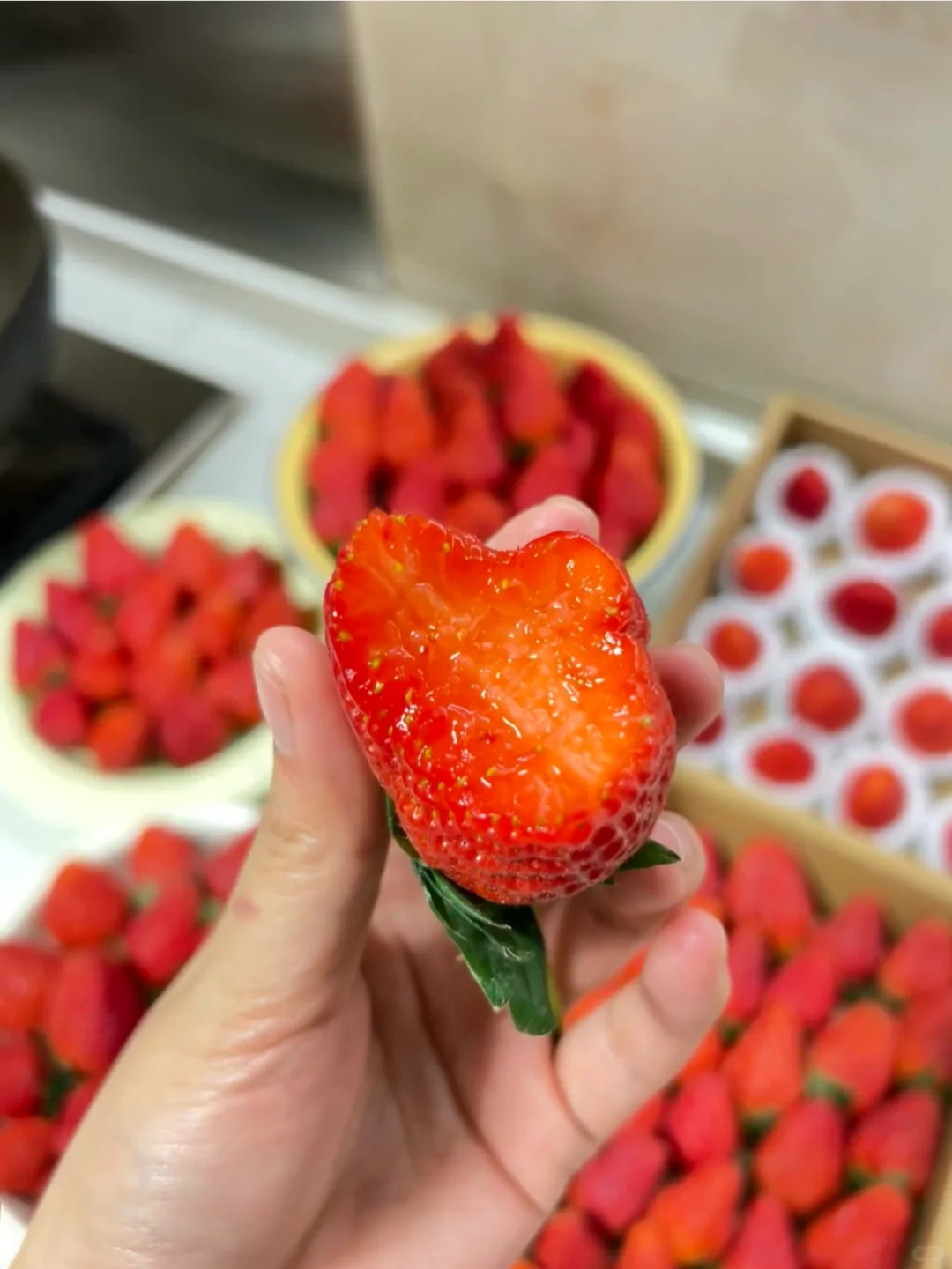 又到草莓季啦🍓大凉山露天冬草莓即将上线