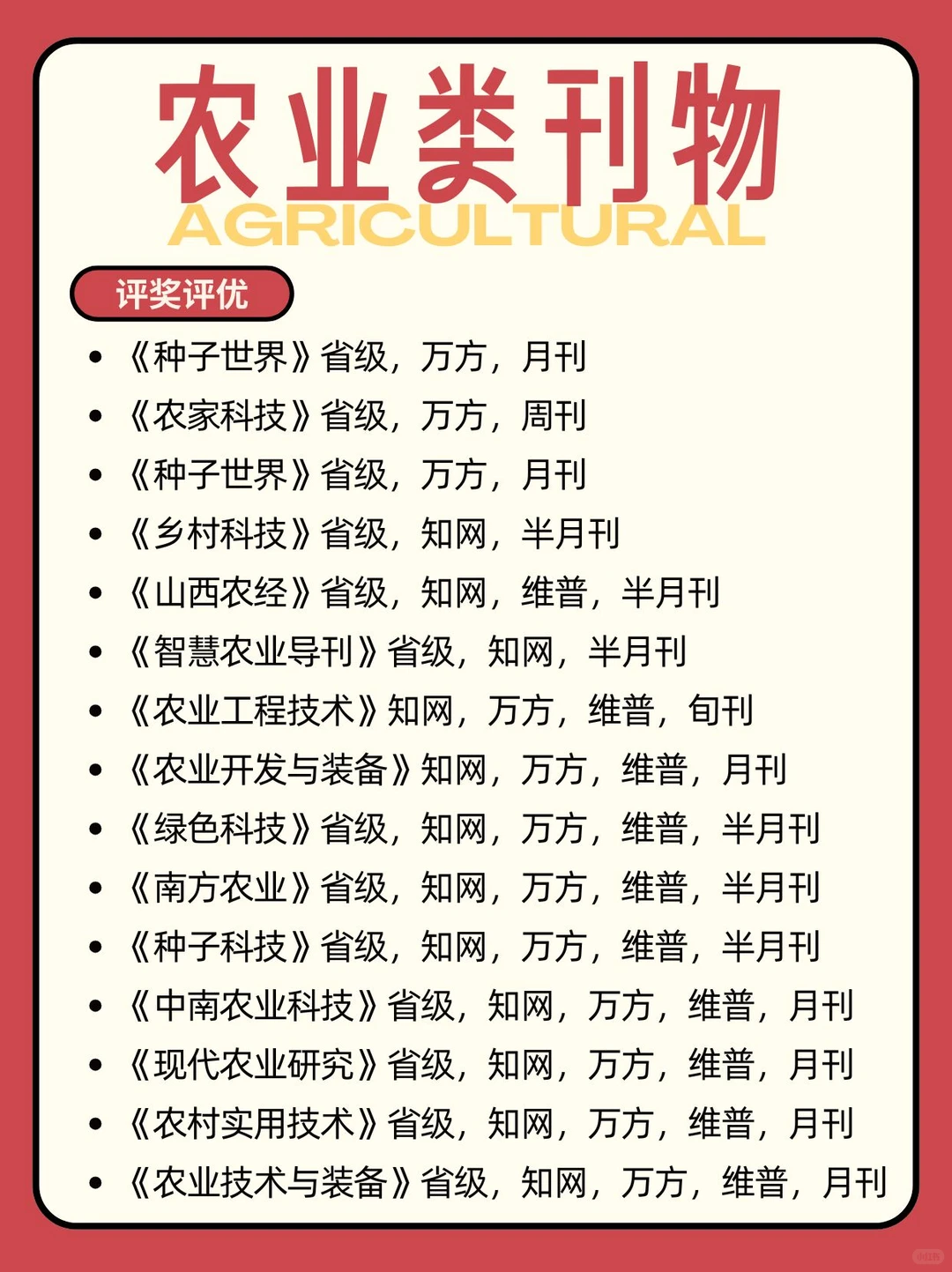 农业专业研究生看过来