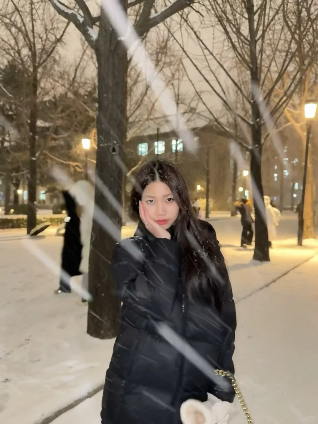 我的照片下雪啦