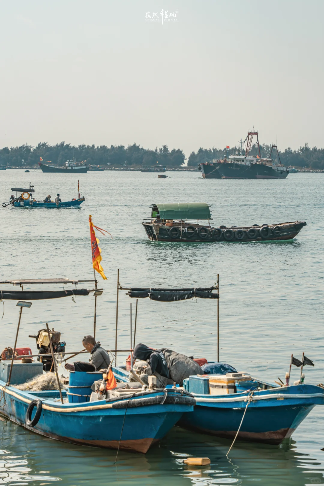 汕尾 | 城区里的渔船集散地