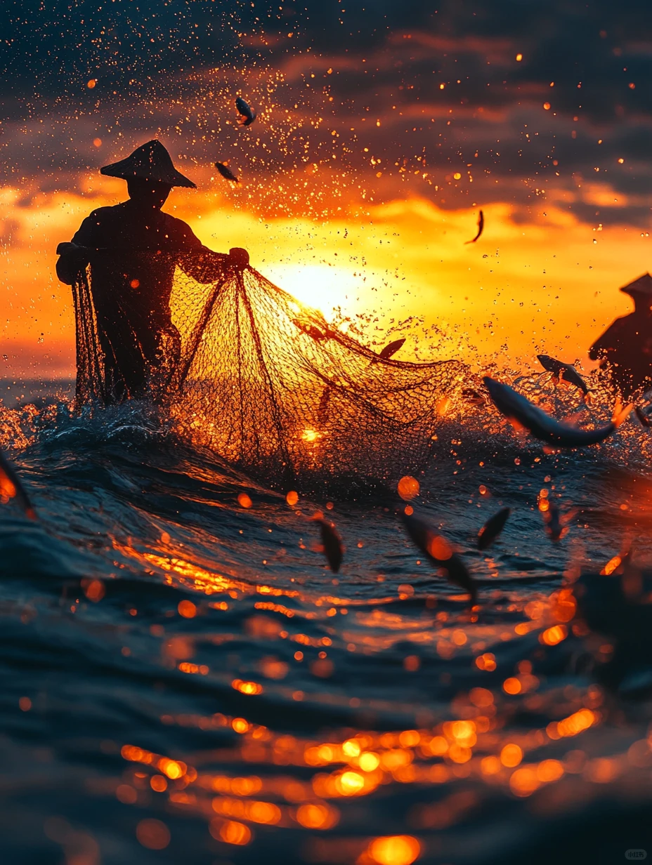 霞光即将结束，我对你的喜欢却爬上心头