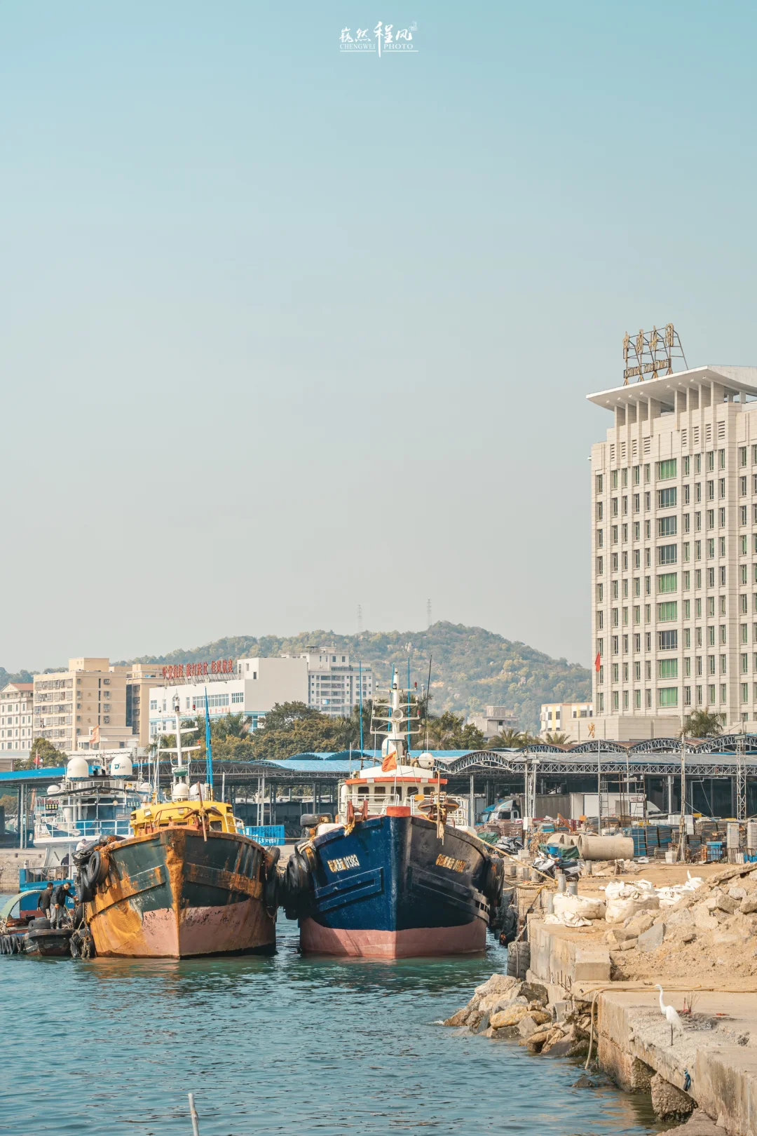 汕尾 | 城区里的渔船集散地
