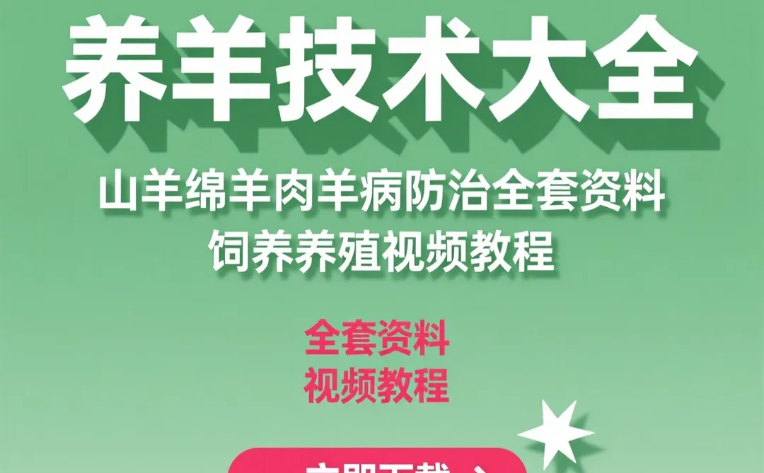 养羊技术大全｜饲养养殖&病防治指南