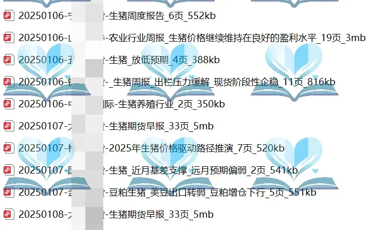 2025年生猪养殖行业研究报告周期数据合集