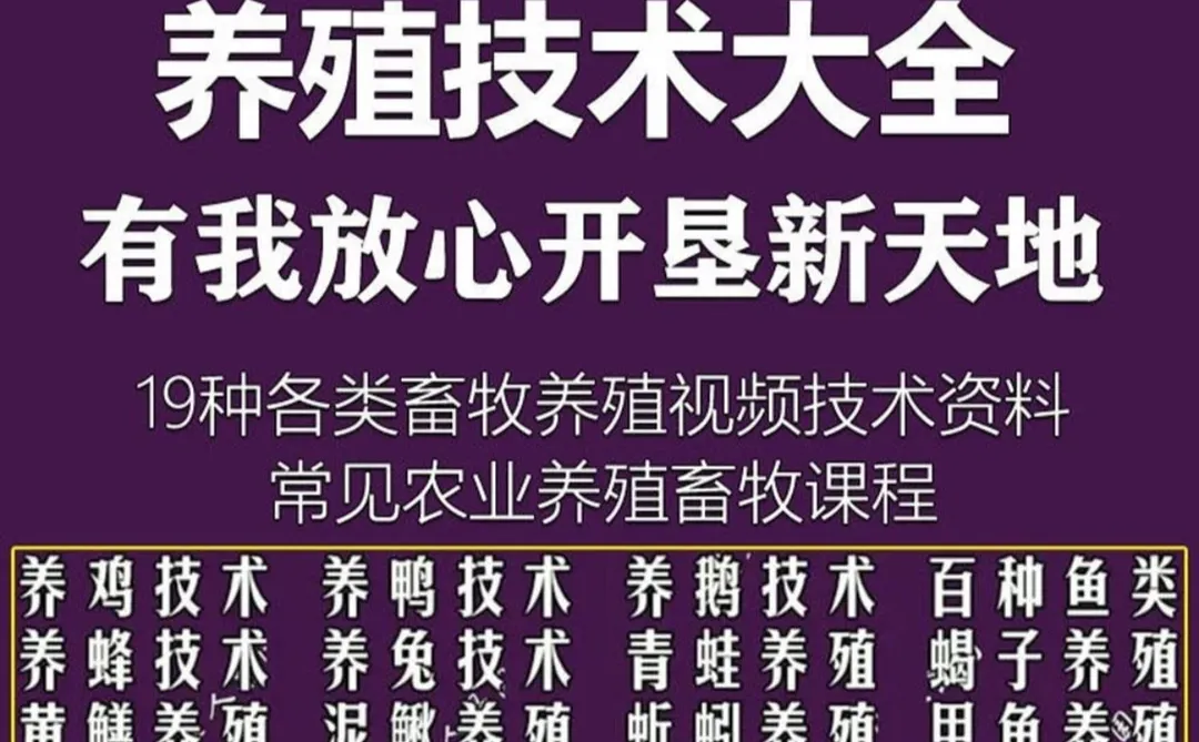 禽畜水产养殖教程：鸡鸭牛羊蝎鳝技术