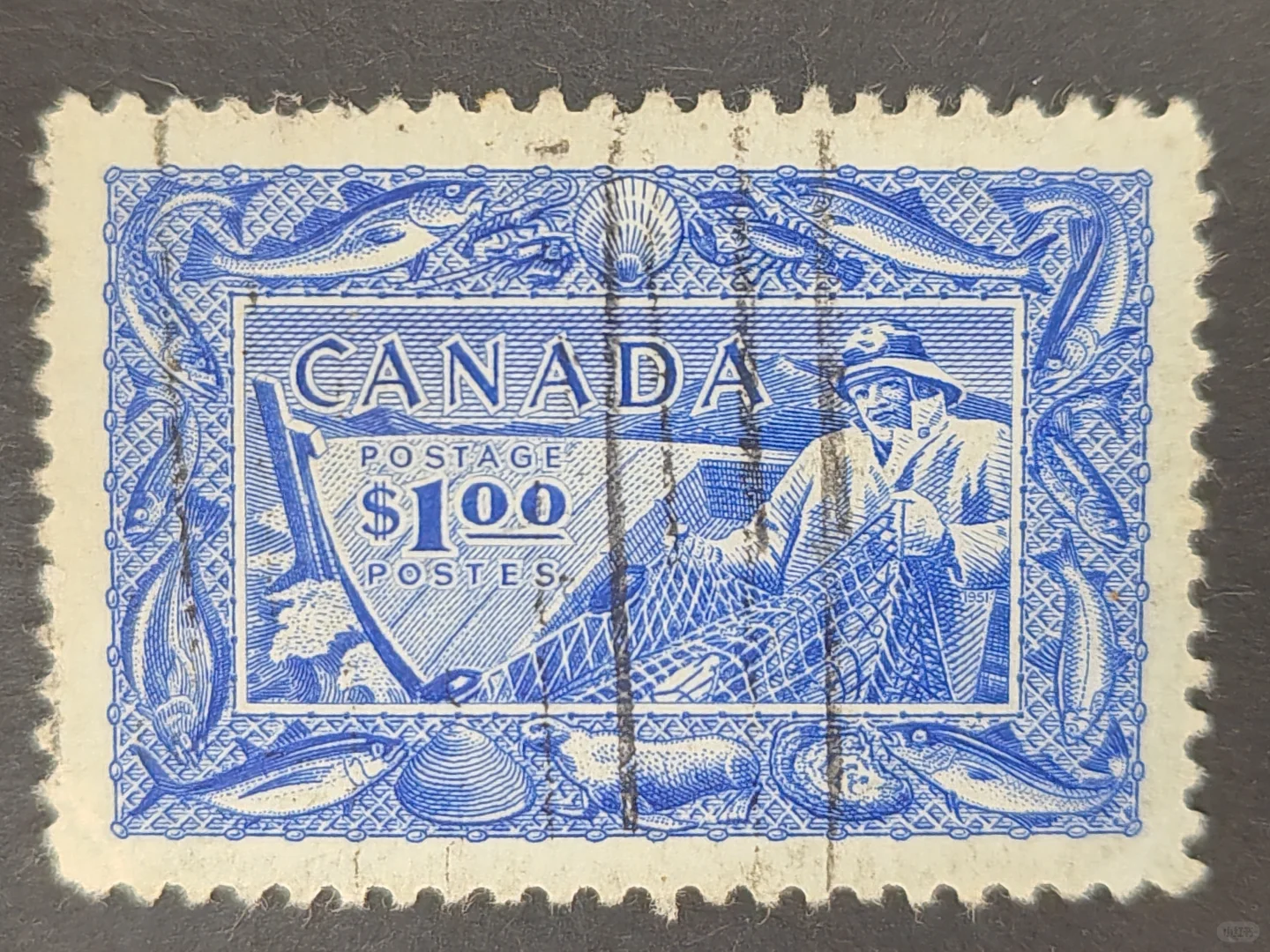 加拿大渔业资源邮票