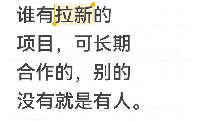 来拉新项目 就是有人，来项目一起玩耍。