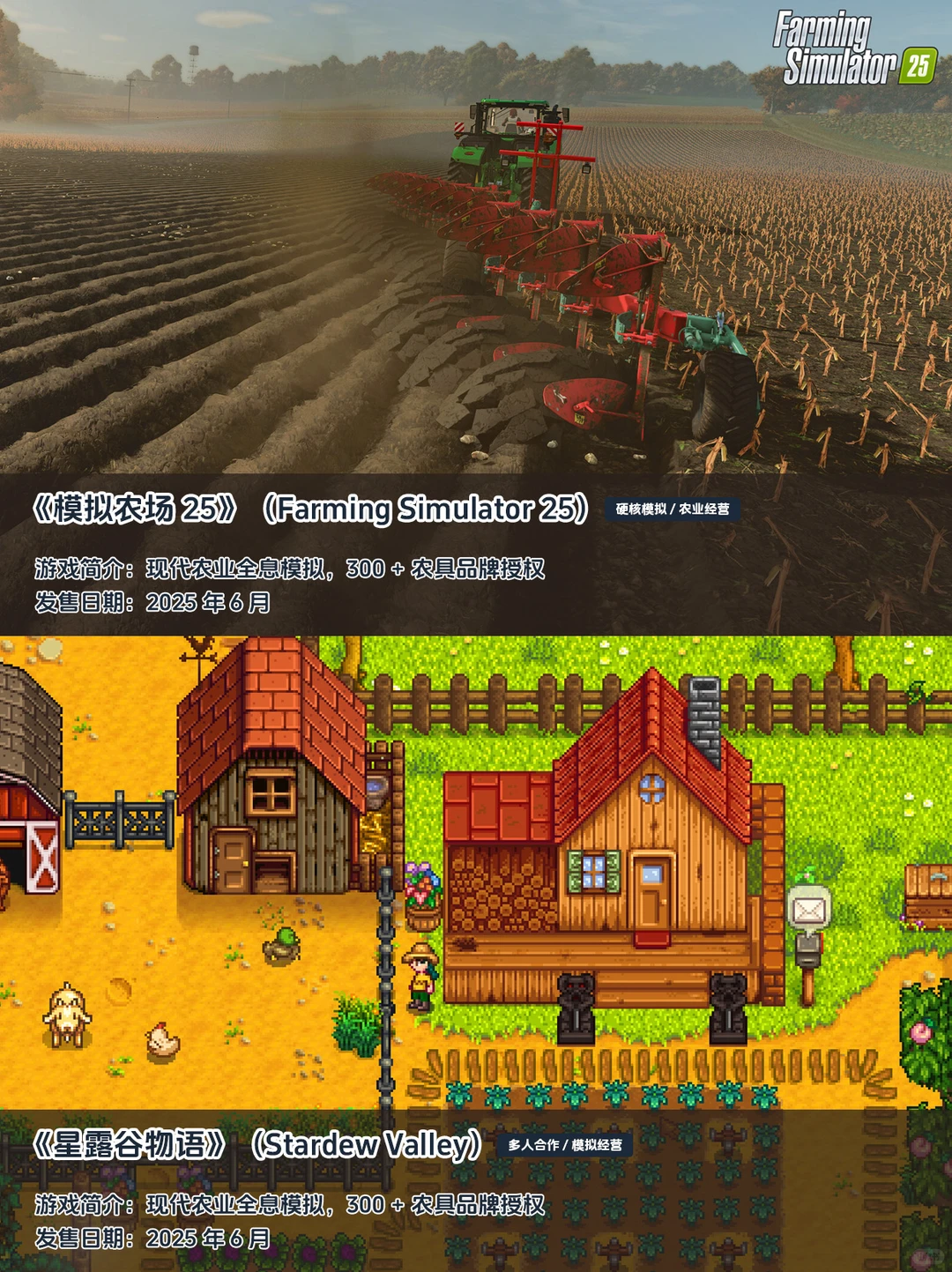 48款此生必玩的种田神作！