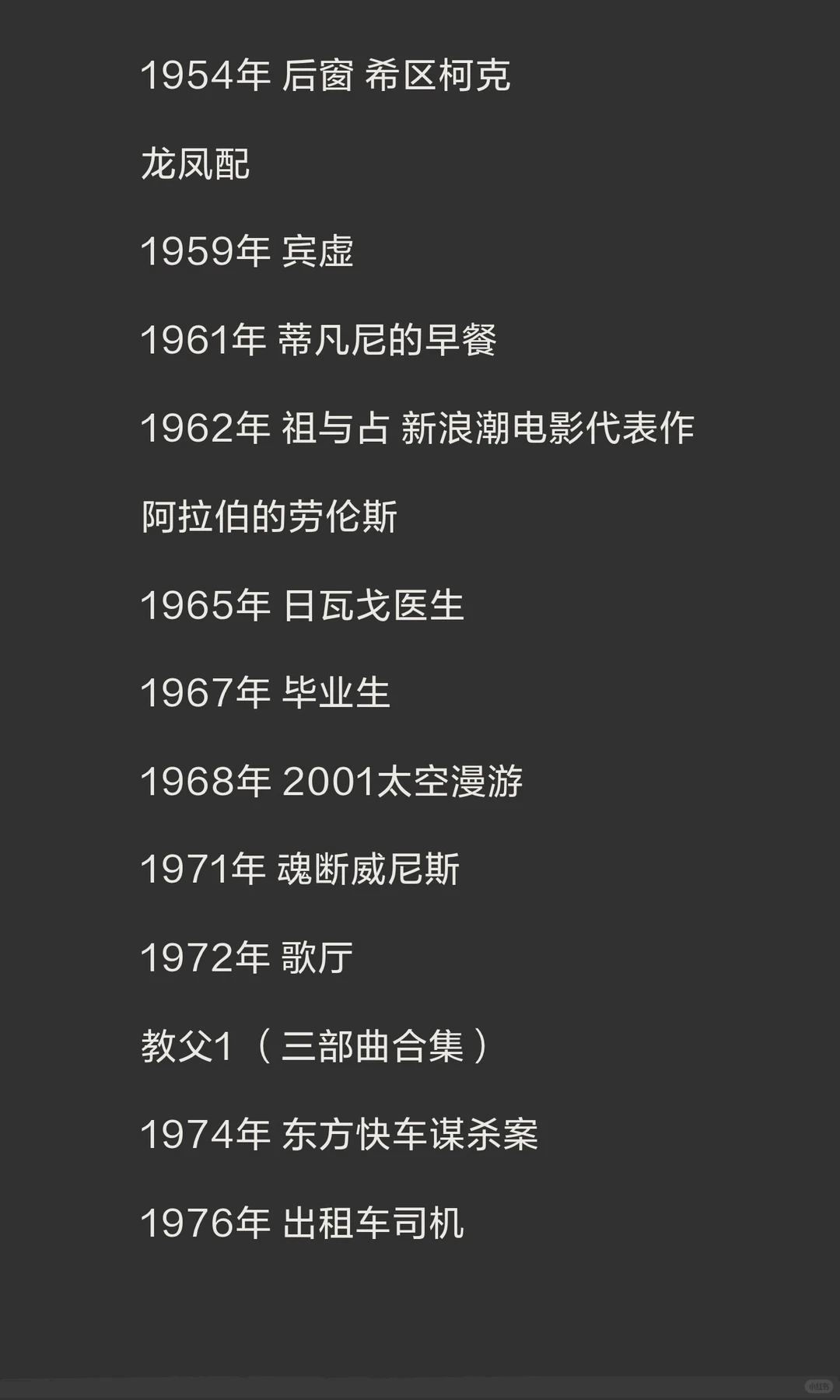 告别剧荒！200多部自己喜欢的高清电影清单