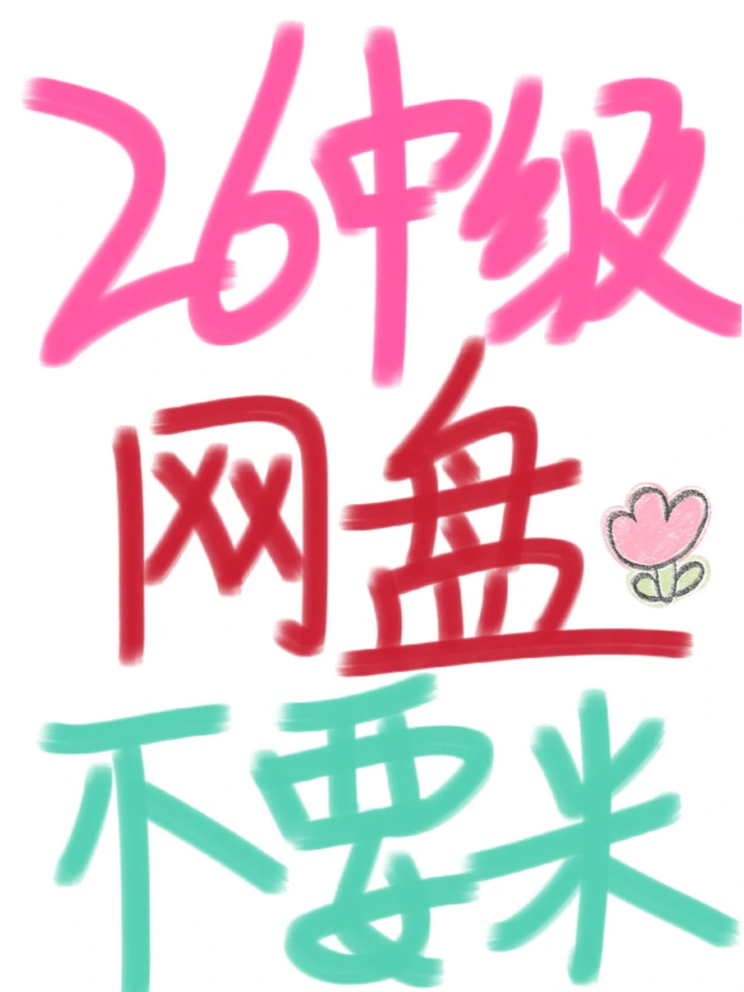 26年中级网盘（自动更新）不要米