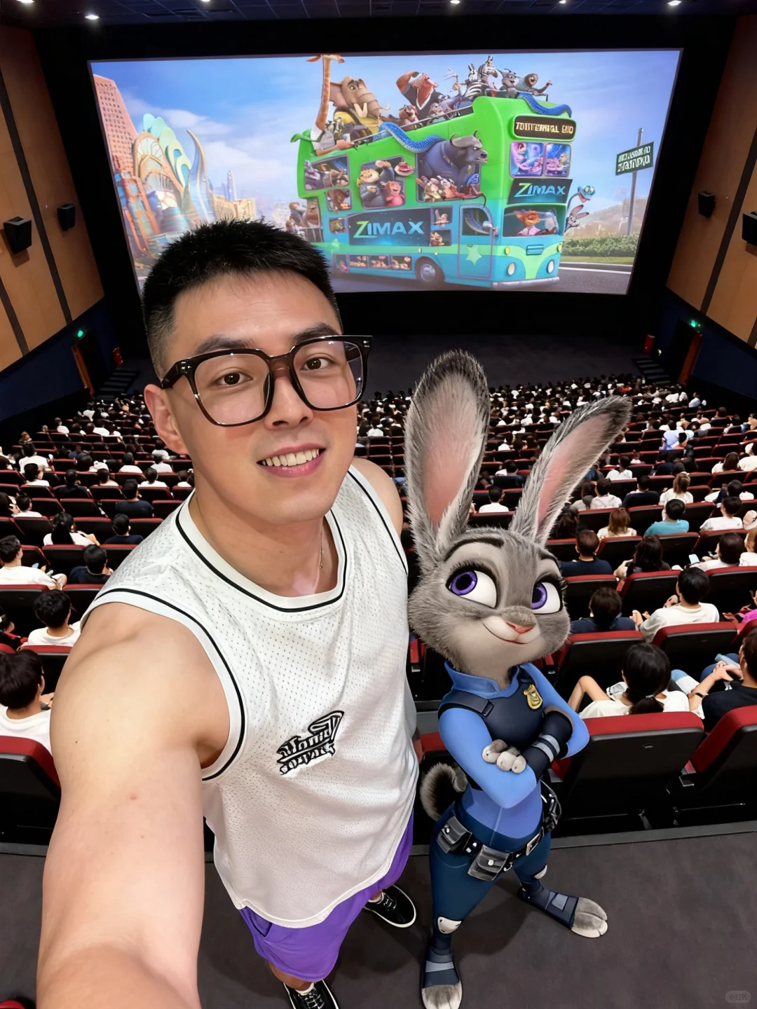 疯狂动物城2🔥我们的影院合照也太绝了！！