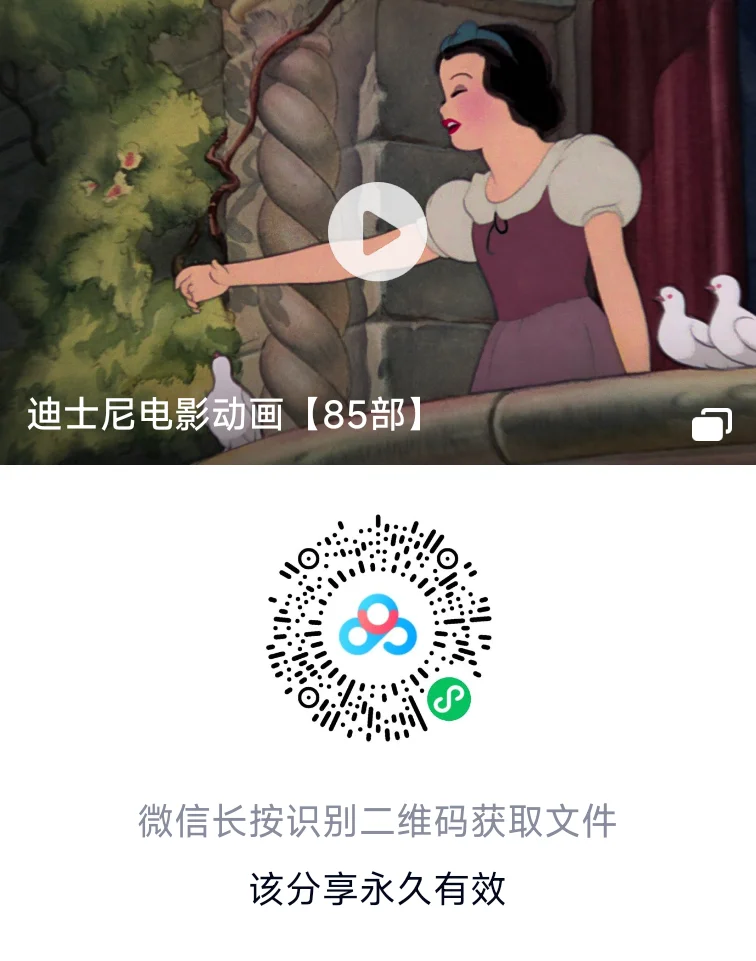 免费分享！迪士尼动画电影85