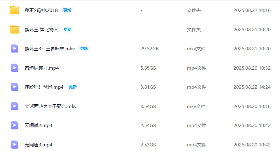 超多超清经典电影