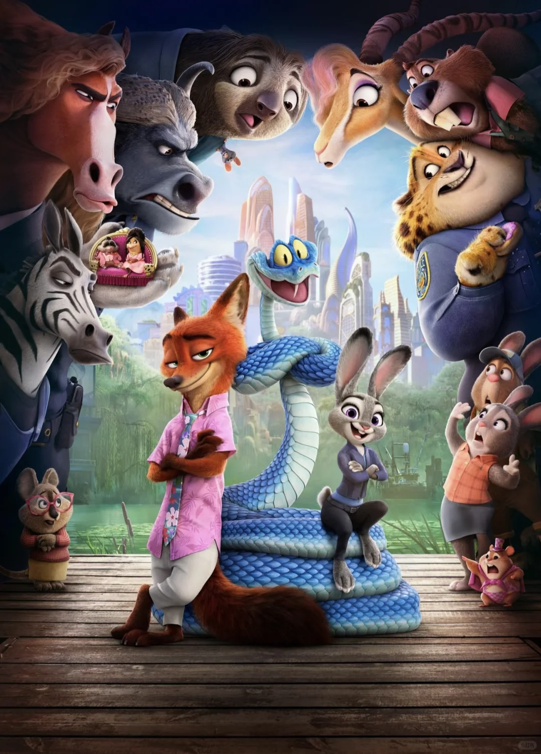 疯狂动物城2🔥我们的影院合照也太绝了！！