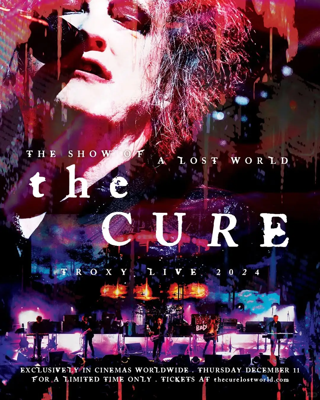 The Cure 演唱会电影 12 月上映