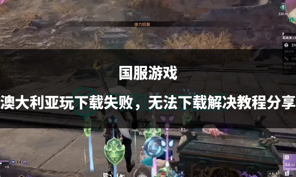 国服游戏澳大利亚玩下载失败,无法下载解