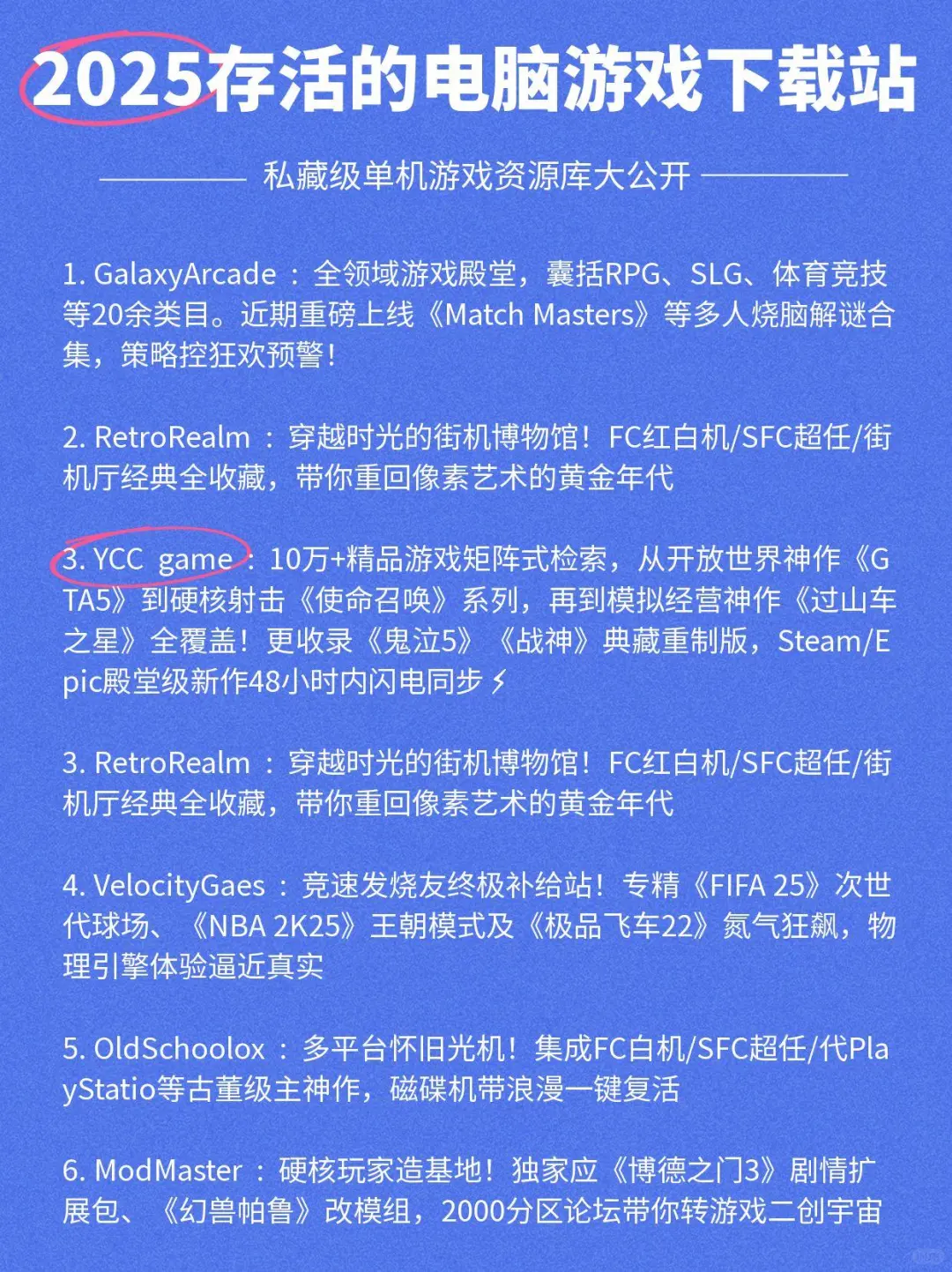 2025资深玩家分享的电脑游戏下载站！