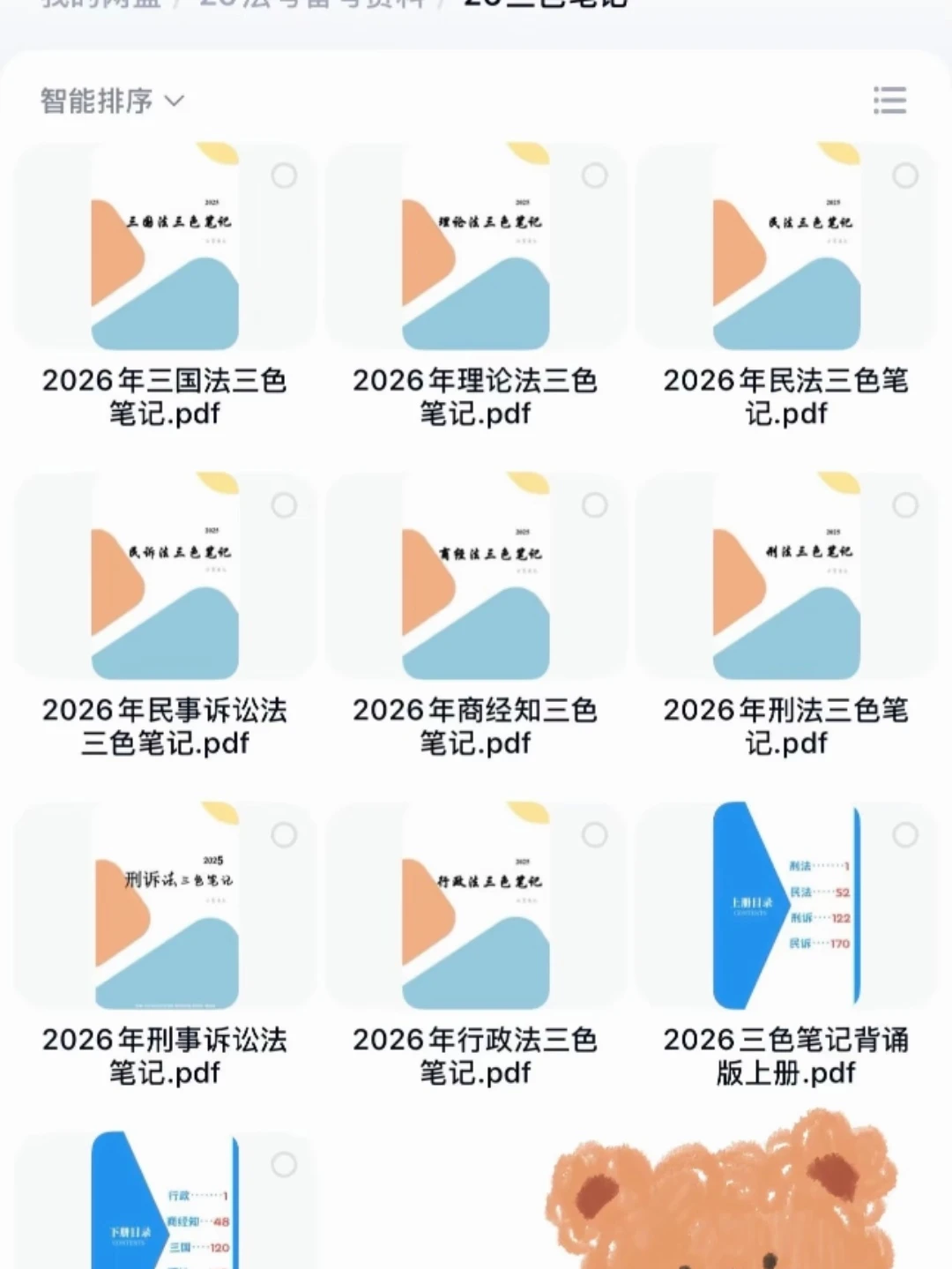 26年法考网盘资料更新中…（free)自取