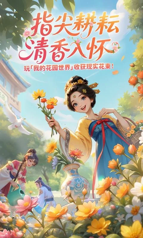 即将上线！玩我的花园世界，收获真实花束！