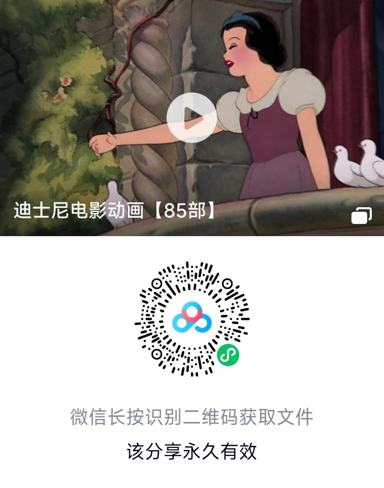 免费分享！迪士尼动画电影85部