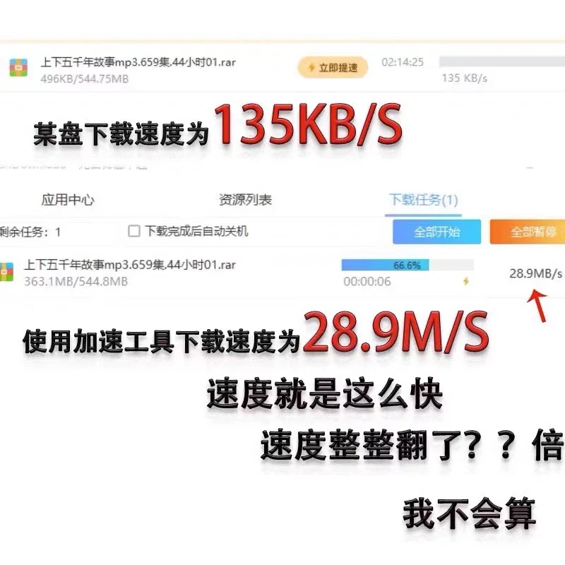 我看谁还在花钱充百度网盘会员下载文件～