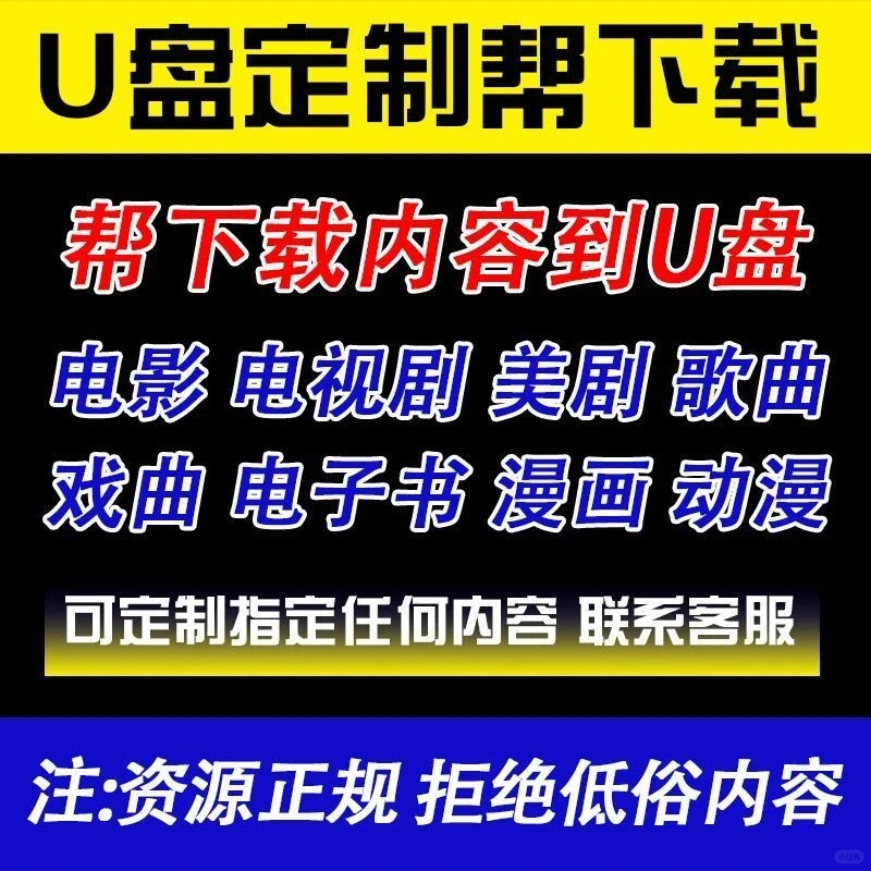 影视U盘定制下载