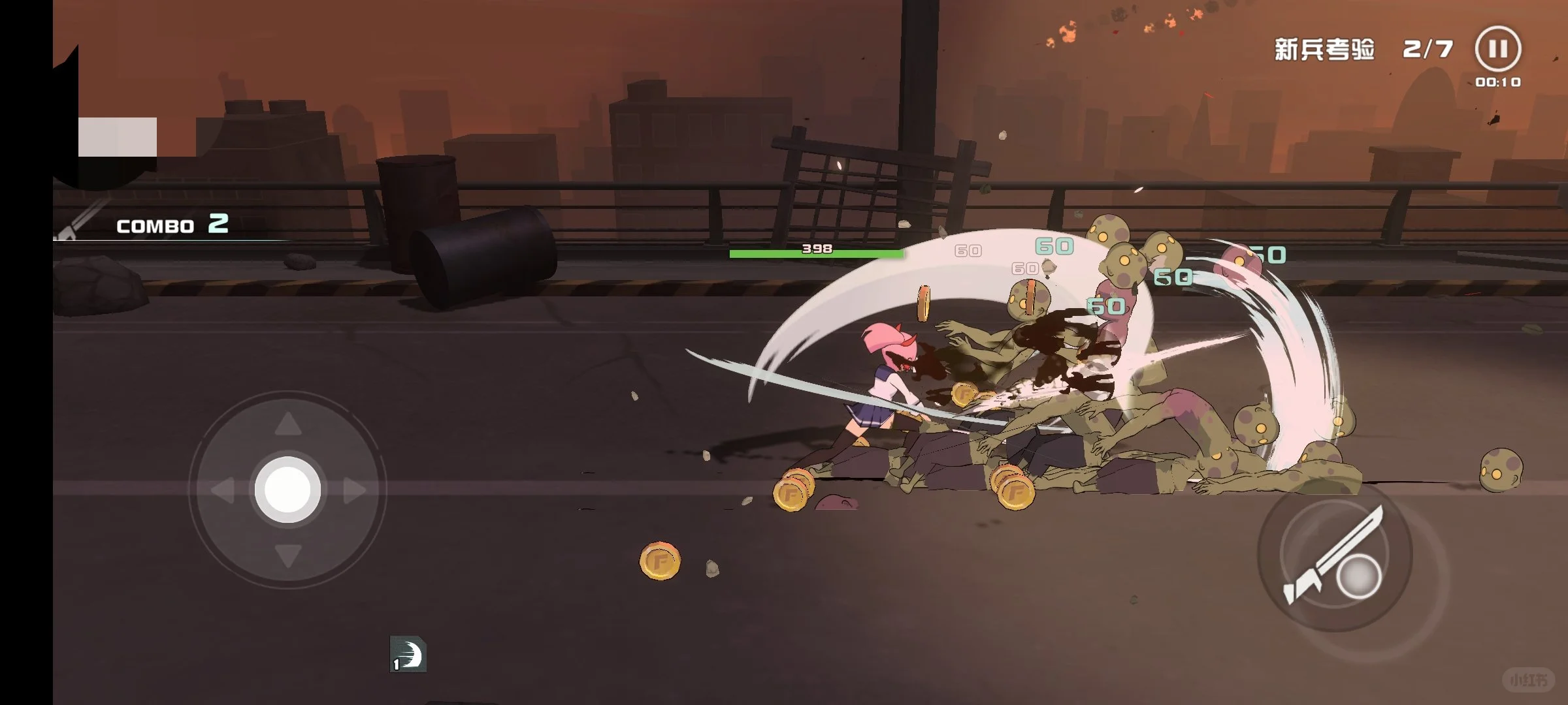 美少女肉鸽动作砍杀游戏❗剑术冲刺