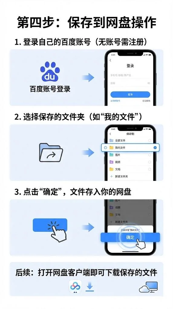 手机上百度网盘共享链接怎么下载