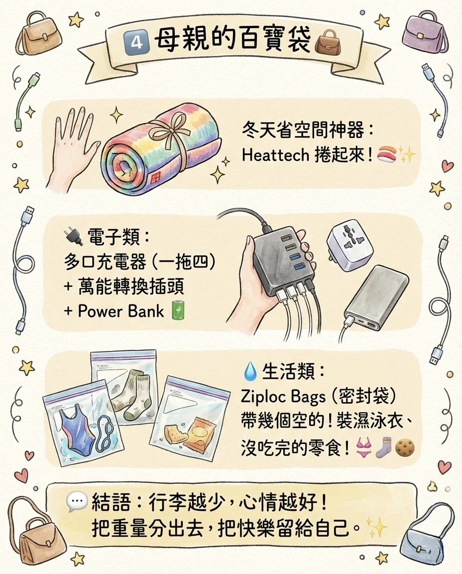 冬天行李太多？极简打包术