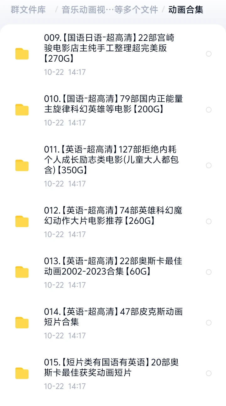 值得收藏的🔥2200+部高分动画电影合集