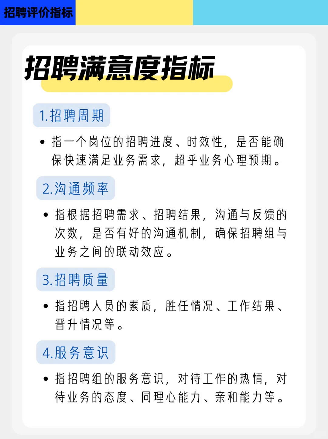 招聘分析报告【招聘评价指标】