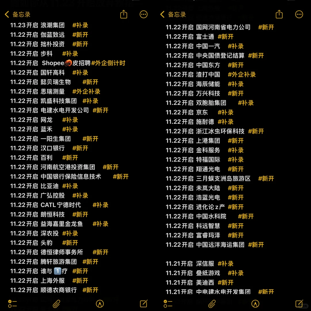 11.24 怎么越往后秋招形势越好了...