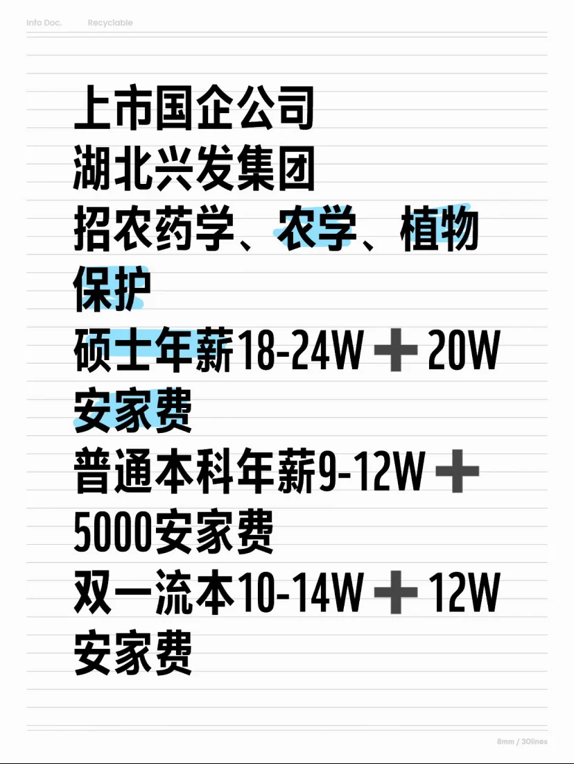 农学生也能拿高工资 | 国企| 湖北兴发集团