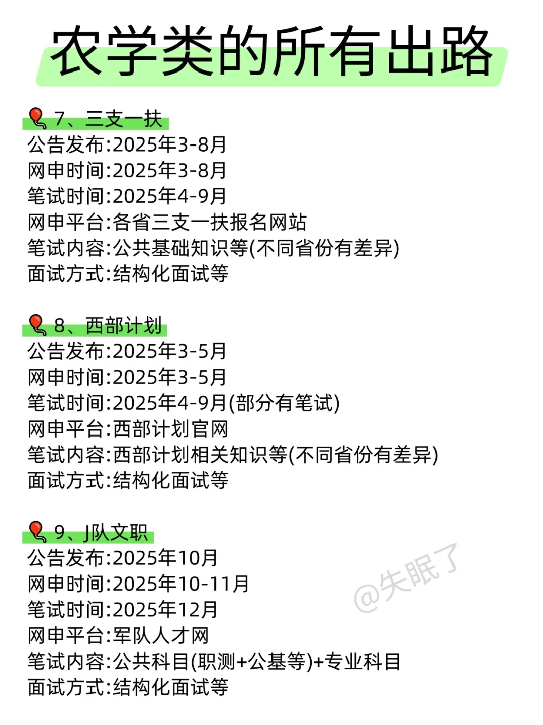 农学类的铁饭碗来啦