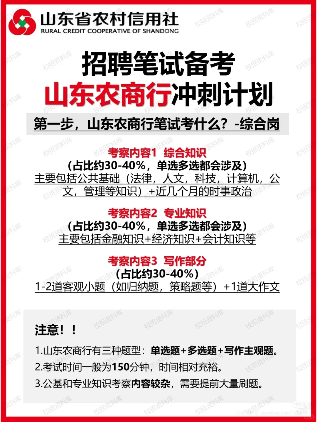 山东农商行招聘
