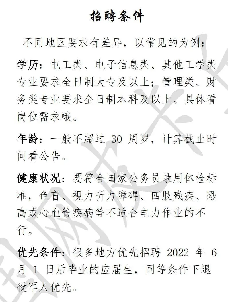 农网招聘考试全解析，一篇就懂?