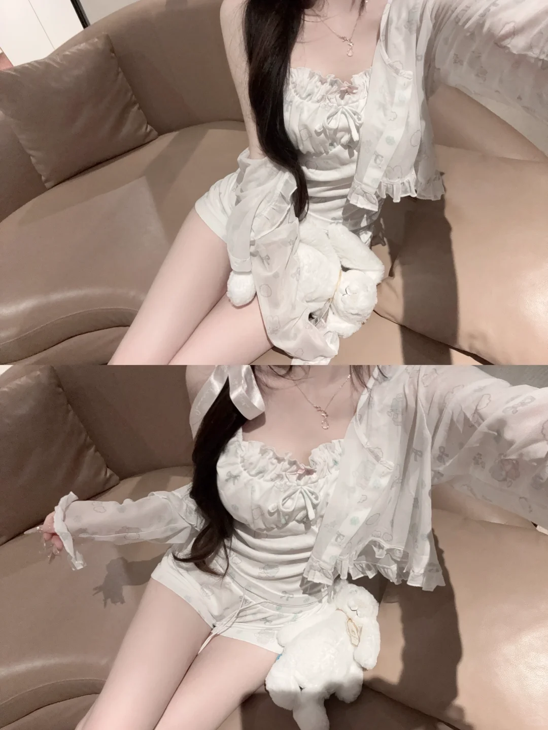甜美感睡衣分享～