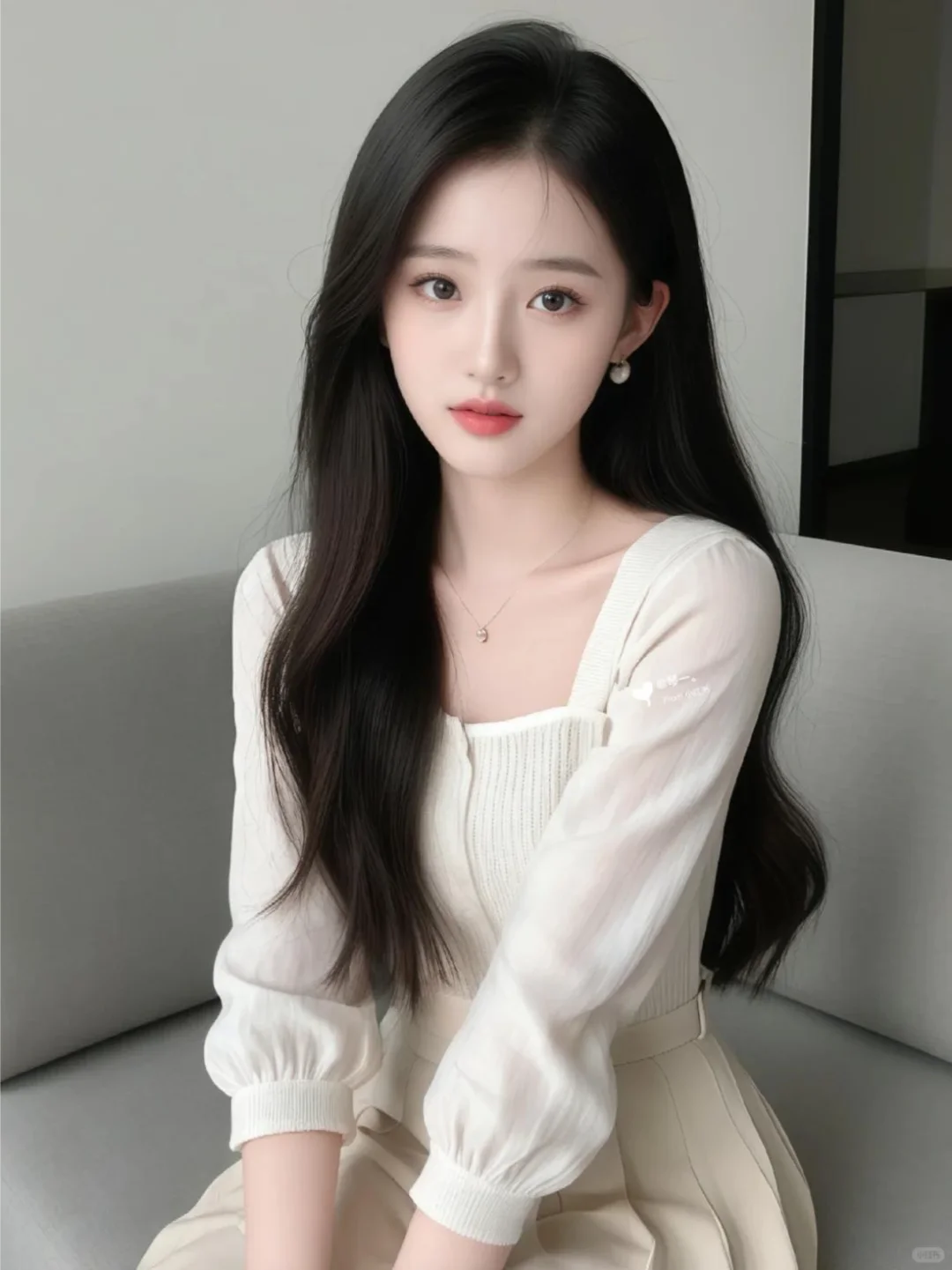 AI绘美人,温柔大方的虚拟女神