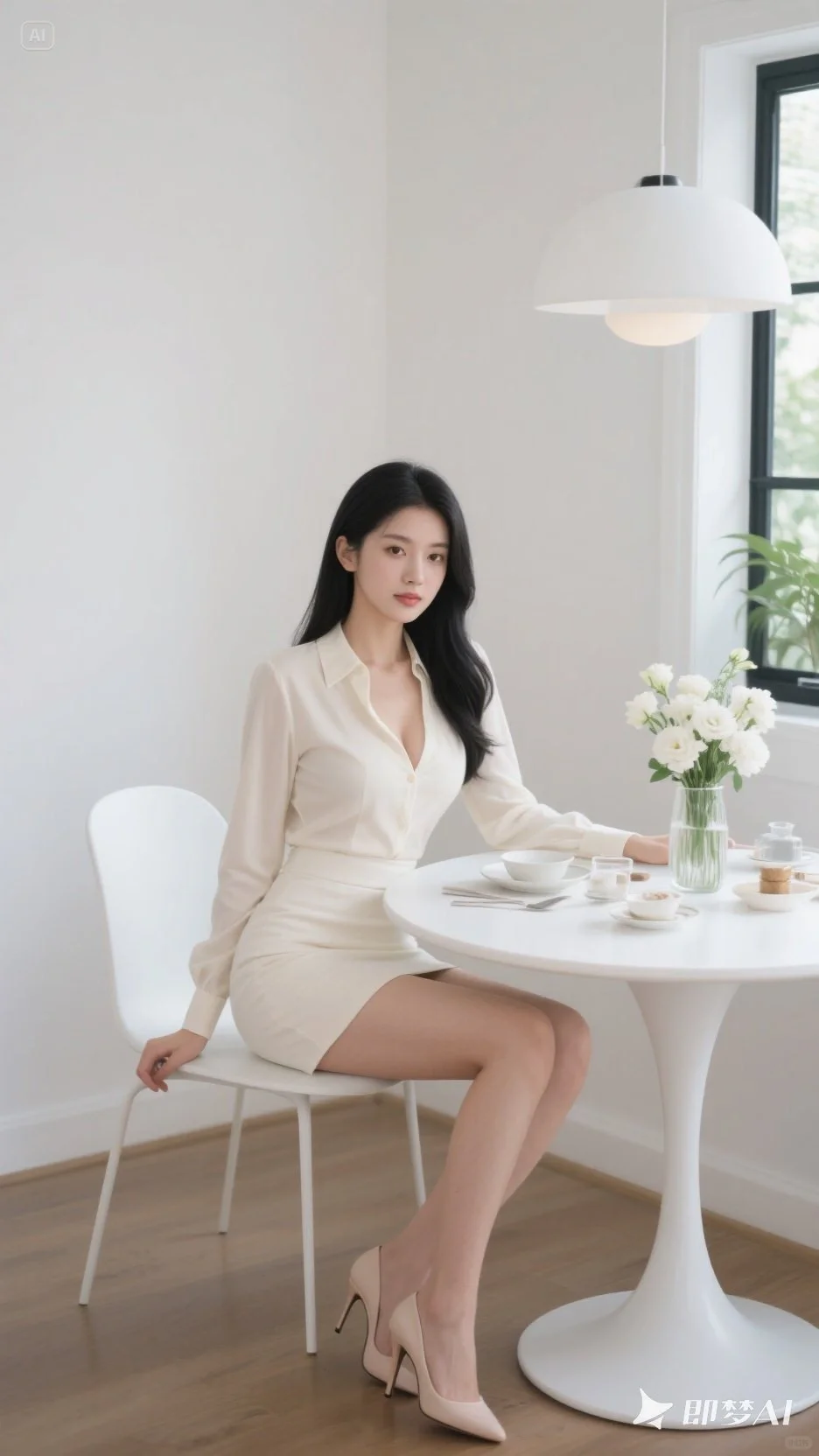 即梦AI，想象力挑战第十四期：少女的日常生活