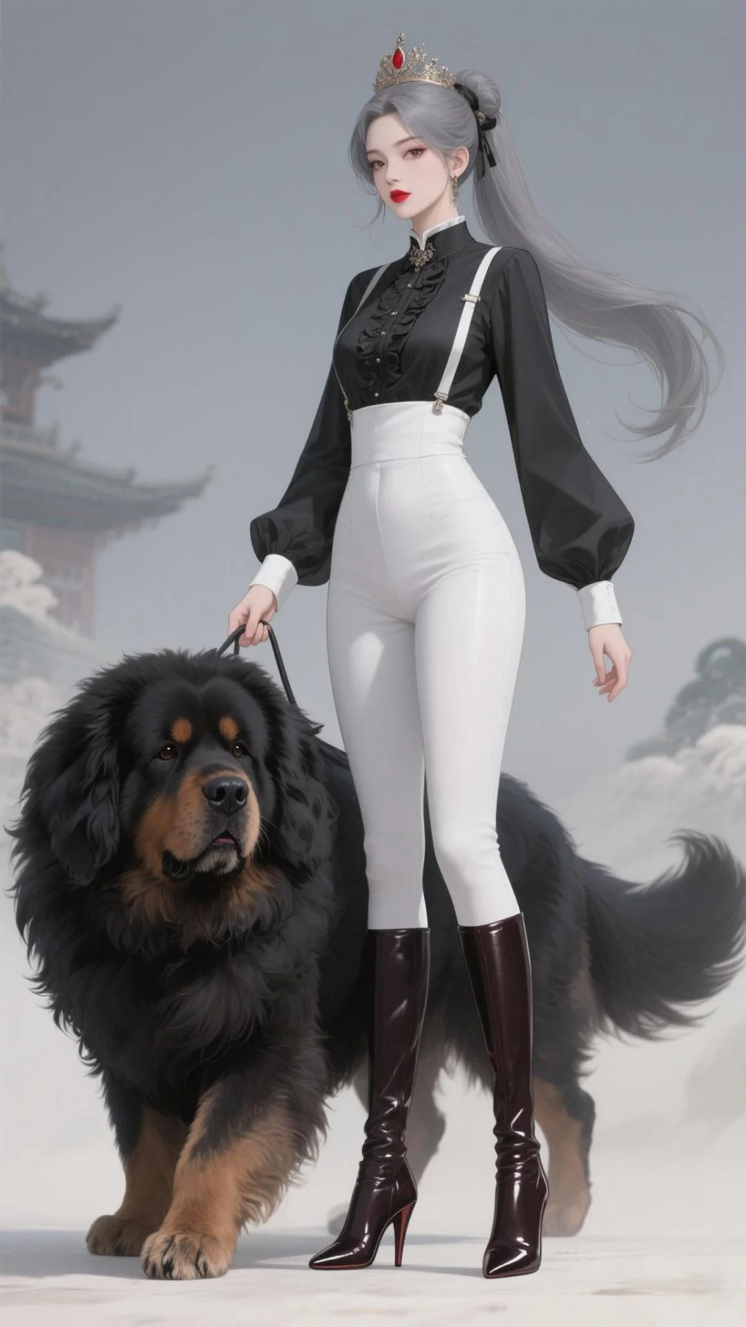 美女小姐姐与她的藏獒(一)