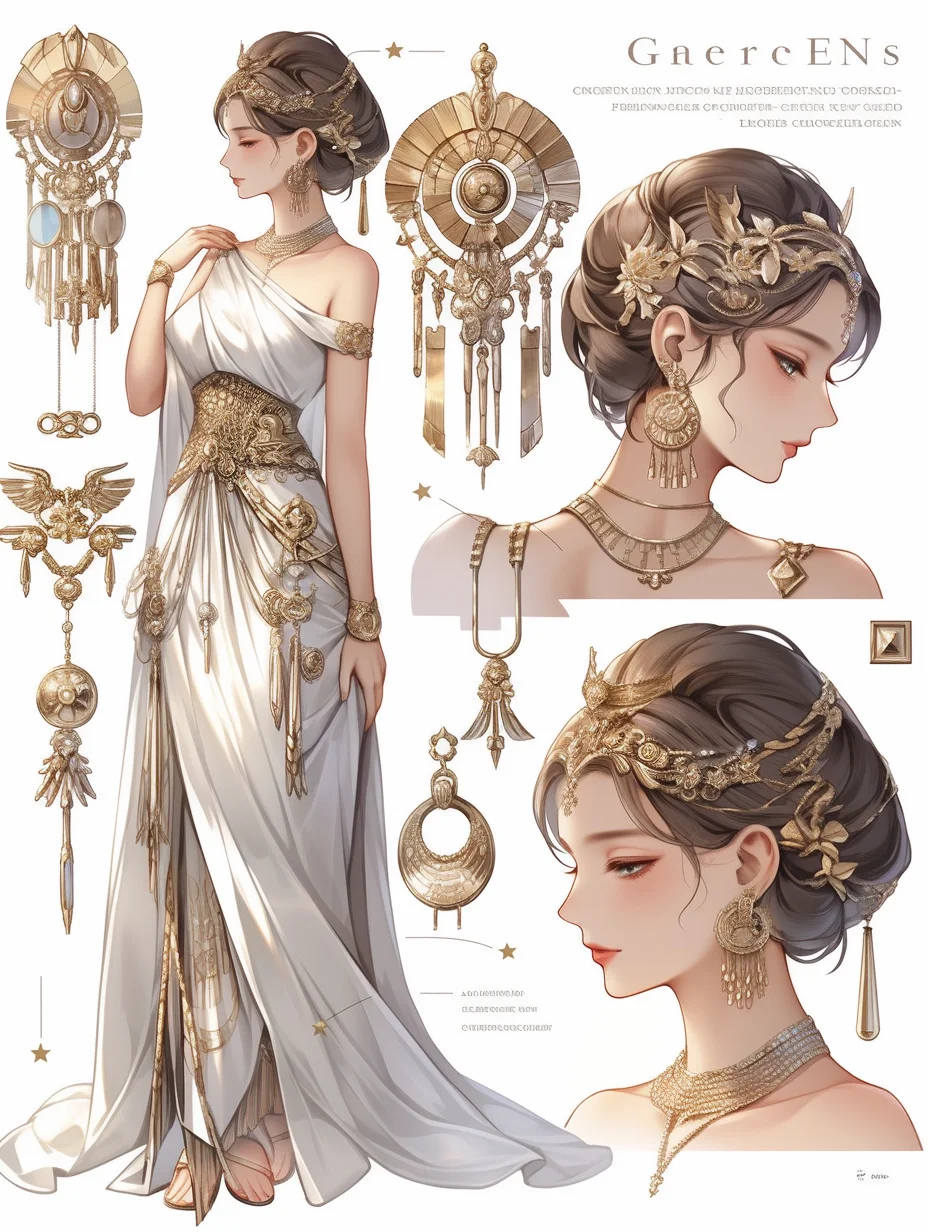 AI 服饰| 古希腊Goddess