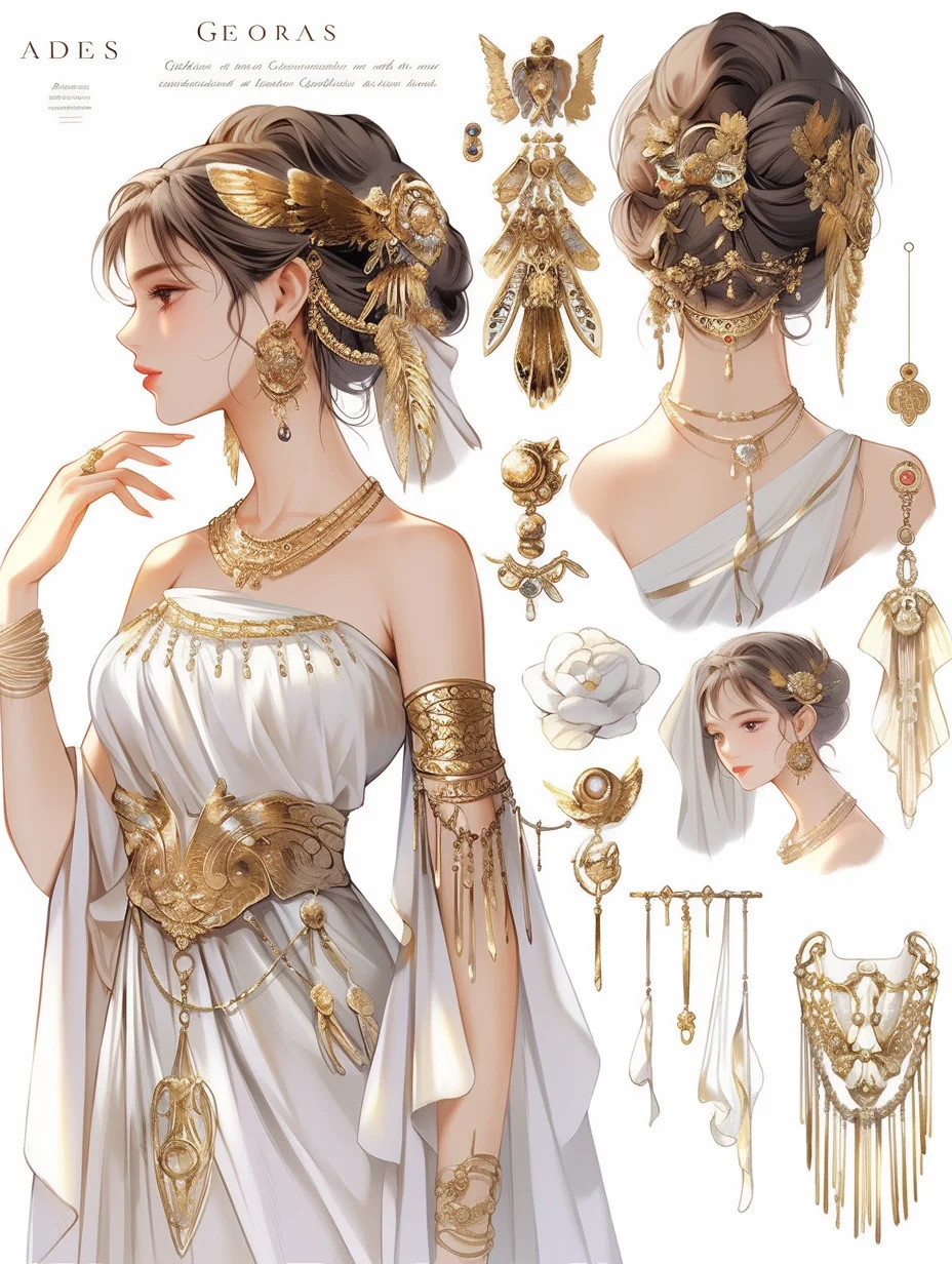 AI 服饰| 古希腊Goddess
