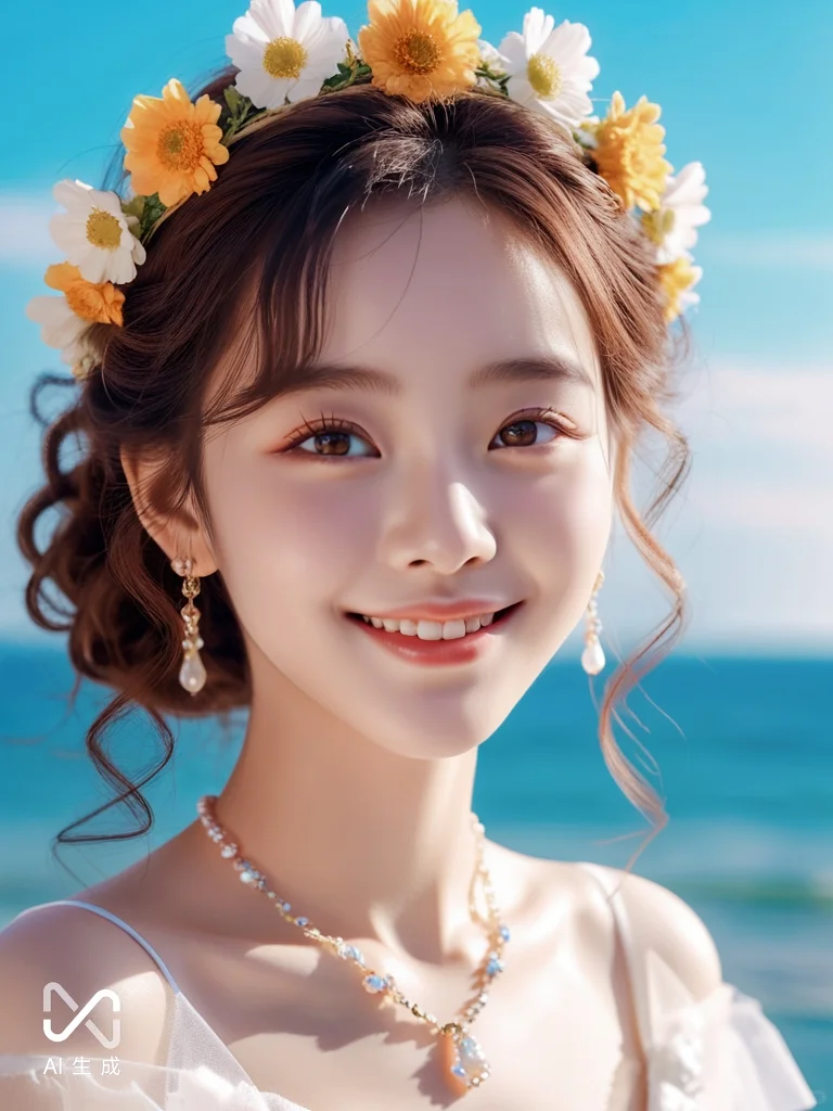 是遗落人间的仙女呀?，Ai生成图