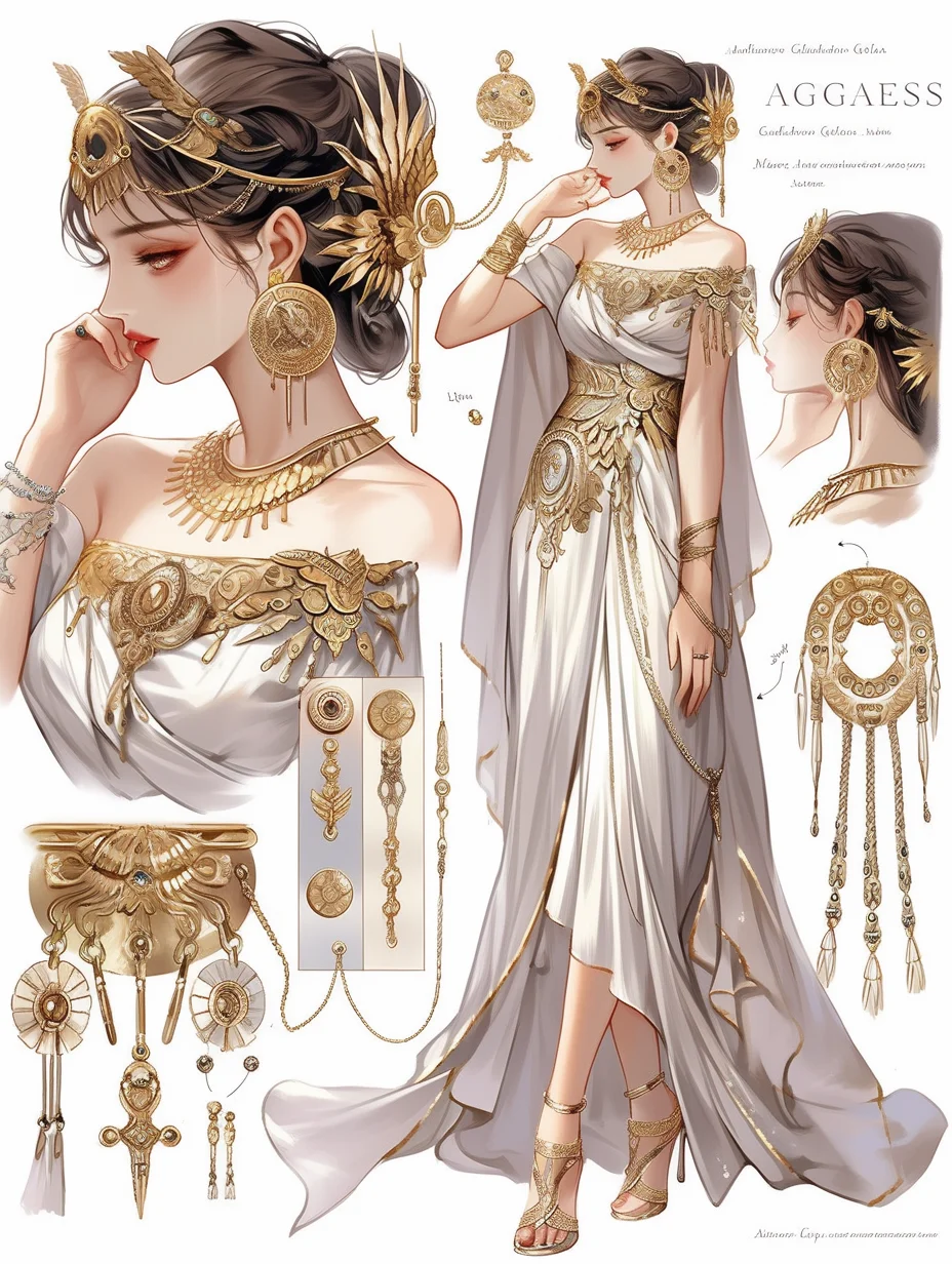AI 服饰| 古希腊Goddess