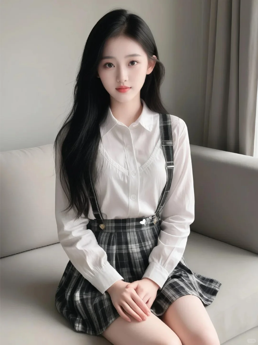 AI绘美人,温柔大方的虚拟女神
