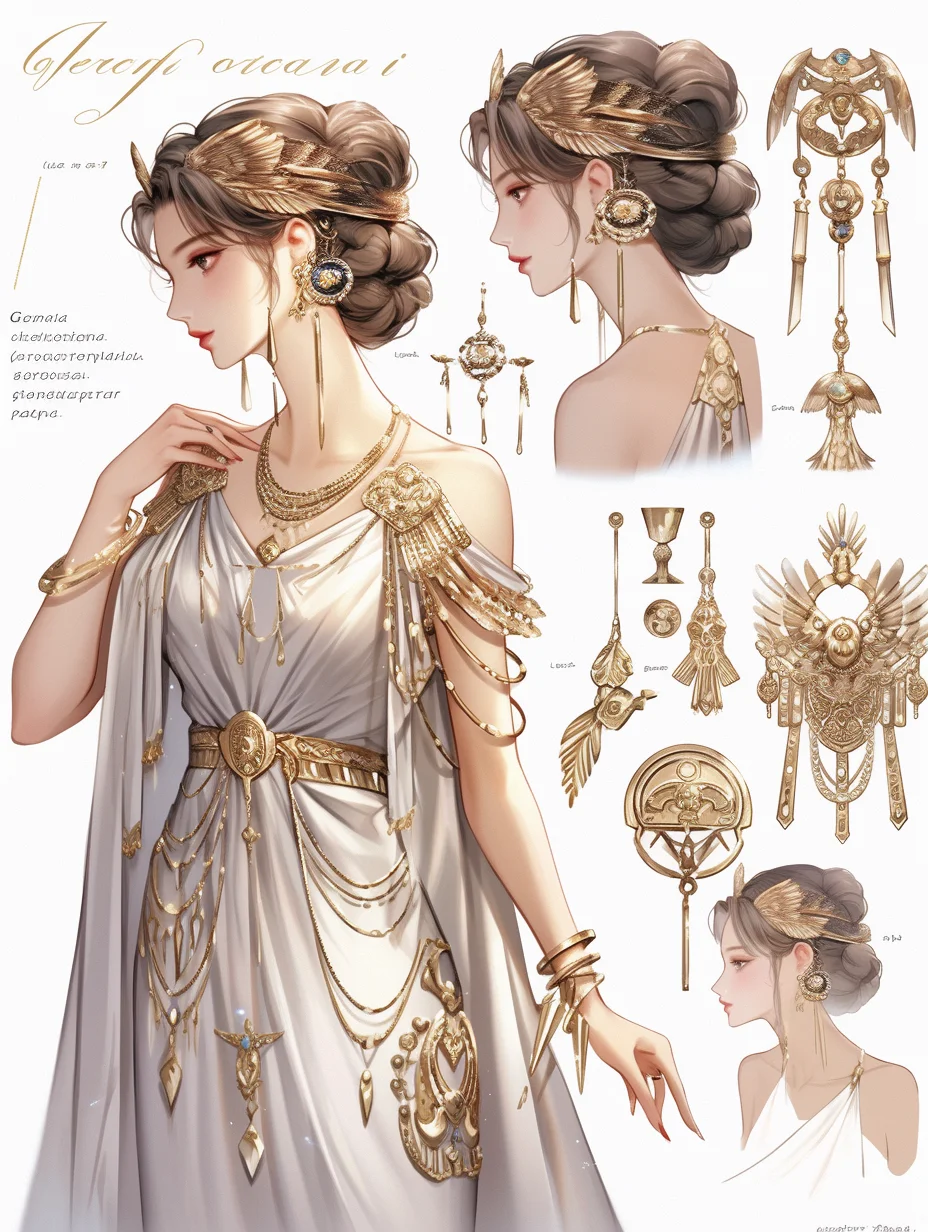 AI 服饰| 古希腊Goddess