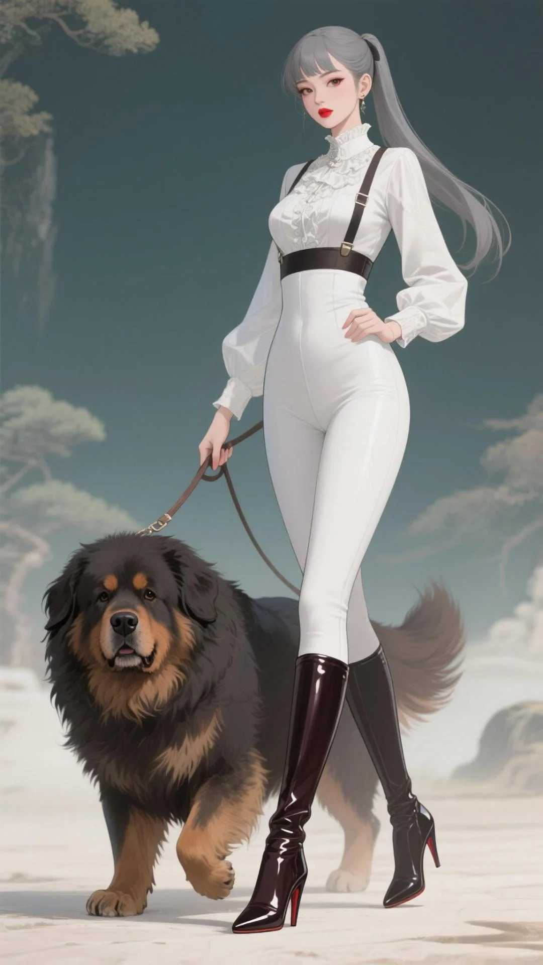 美女小姐姐与她的藏獒(一)
